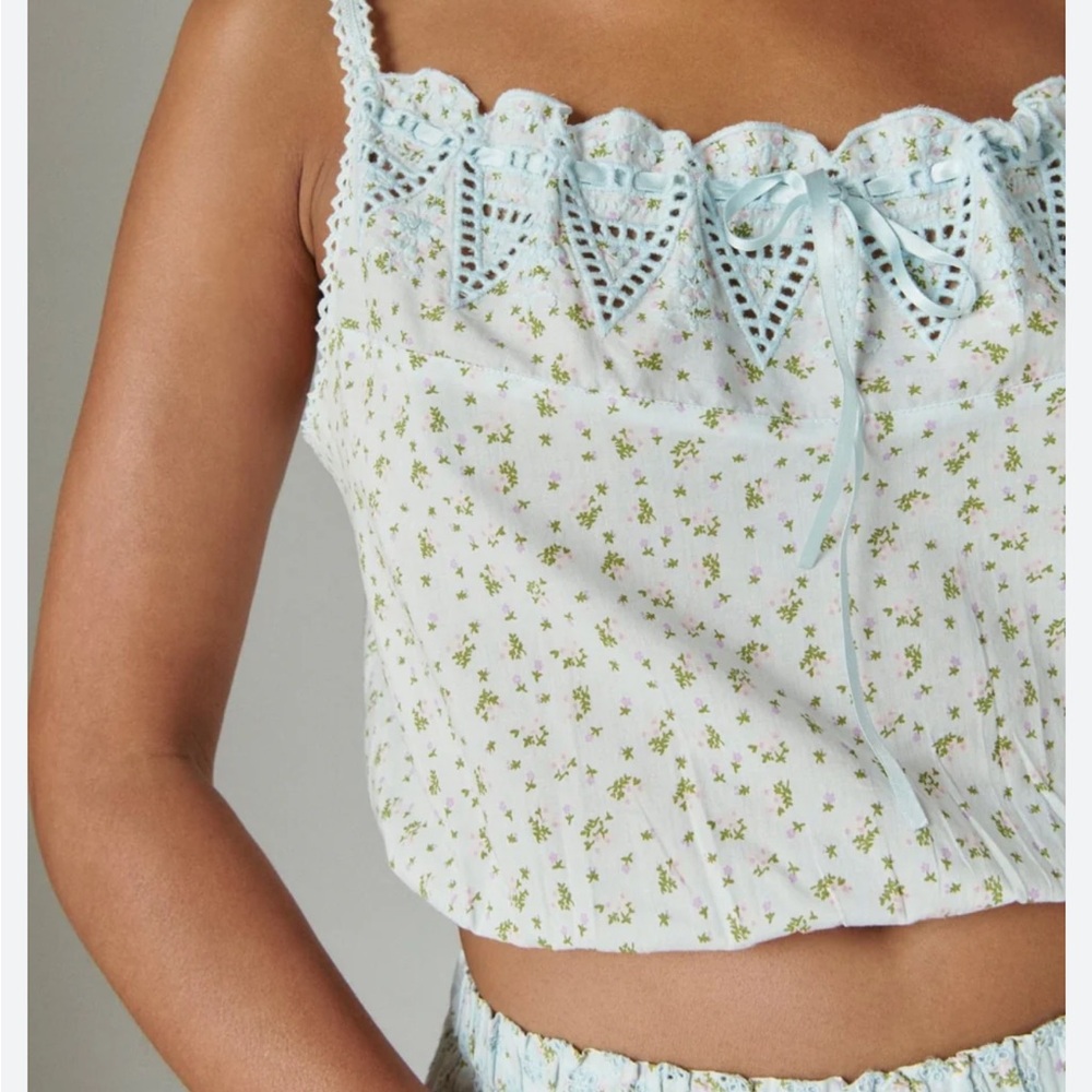Lucky Brand Crop Cami, Medium